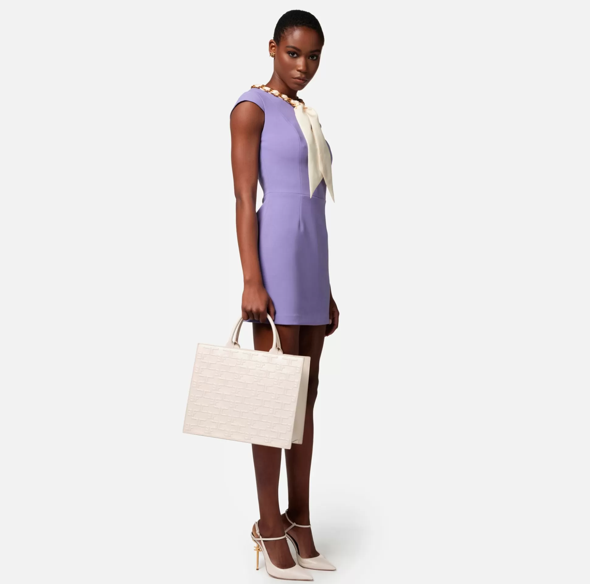 Elisabetta Franchi Borse A Mano^Bold Monogram Large Shopper