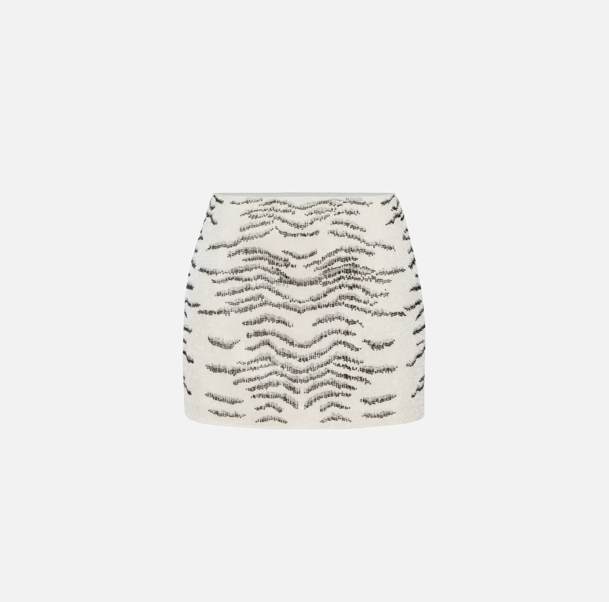 Elisabetta Franchi Gonne^Minigonna In Crepe Con Ricamo Animalier